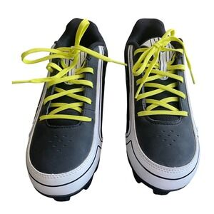 Under Armour Women Softball Cleats Black White Neon Yellow 1250086-011 Size 7.5